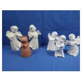 Ceramic Angels(1 cracked)