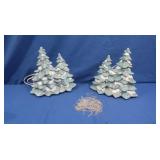 Lighted Ceramic Christmas Trees