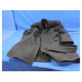 Worthington Olive Green Peacoat-Sz L
