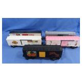 5 Lionel Billboard Cars