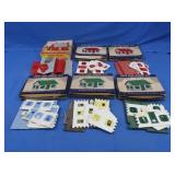 Plasticville Bldgs In Orig. Boxes