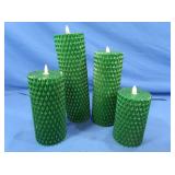 4 Battery Operated Christmas Candles