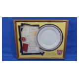 Framed PA RR Vintage Menu&Purple Laurel Dining