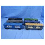 6 Vintage Lionel Mint Cars w/Coin Slots