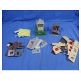 Plasticville Train Village Bldgs.