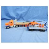 Lionel Flatbed w/Operarting Helicopter