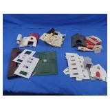 Plasticville Train Village Bldgs.