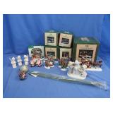 Christmas Dï¿½cor Lot-Dept 56 Porcelain