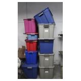 Lg Lot of Storage Tubs