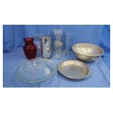 Glass Pitcher Vases Pie Plates&more