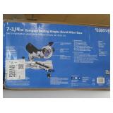 NIB-7 1/4" Kobalt Compact Sliding Miter Saw