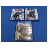 3 PS4 Games-Far Cry Primal,Call of Duty&Sniper