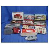 Plasticville Bldgs In Orig. Boxes