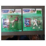 Lof of 2 starting line ups: Mark Brunnell & Jerry