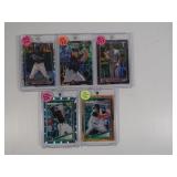 Lot of 5 Star MLB #d cards inc, Young optic