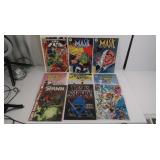 Lot of 9 Comic magazines G-EX