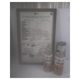 Official Pittsburgh Pirate Line up card from