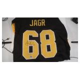 Jaromir Jagr autographed game jersey, Beckett