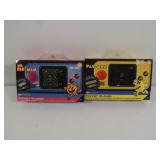 Lot of 2 Pocket player games. N.I.B. Pac Man &