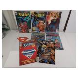 Lot of 8 DC Comic Magazines, Superman production