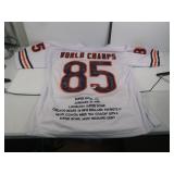 JSA COA Autographed 1985 Chicago Bears Super Bowl