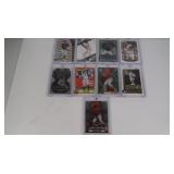 Lot of 9 star rookies inc. Panini Revolution Jake