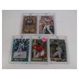 5 MLB Stars inc. Skenes, Montgomery auto,