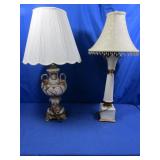 2 Porcelain Table Lamps