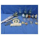 Wind Chimes,Vintage Green Glass Coke Bottles