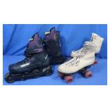 Bauer Rollerblades(Sz 6),Vintage Roller Skates(Sz