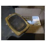 4 NIB Stainless Steel Steak Plates