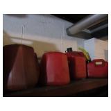 4 Gas Cans(3-2gal, 1-gal)