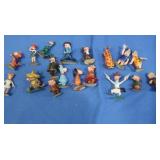 Vintage Marx Tinykins incl. Flintstones-Rare Look