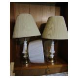 2 Table Lamps & Lamp Shade
