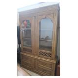 Wood China Cabinet-48"x16"Dx78"H