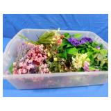 Lot of Silk Flowers