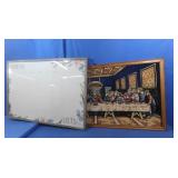 Frameds Cloth Tapestry of The Last Super