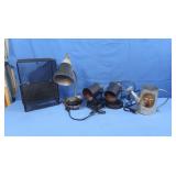 Crawfish Trap,Watering Can,Spot Lights,Desk