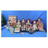 Vintage Style Raggedy Ann Dolls & more