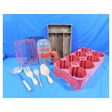 Vintage Multi-sifter, Drawer organizer & more