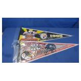 Steelers Super Bowl 30&40 Pennants