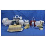 Ceramic Home Decor incl Cracker Barrel Butter Dish