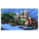 Vintage Satin Christmas Ornaments/Knee Hugger