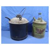 Antique Metal Fuel Cans