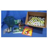 Golf Balls,Golf Tees,Golf Book&more