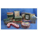 Asst. Holiday Tins & Vintage Canister