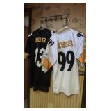 2 Steelers Jerseys -Miller & Keisel Size XL