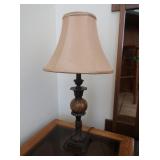 2 - 27' high Metal base table lamps