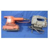 Electric B&D Sander & Saber Saw