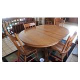 62x45 Solid Wood Dining Table & 4 chairs -